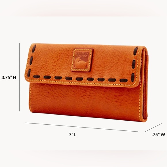 Dooney and Bourke Florentine wallet in GINGER - Picture 12 of 12